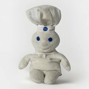 2008 Pillsbury Doughboy 9" Beanie Bean Bag White Plush Doll Dough Boy Sealed